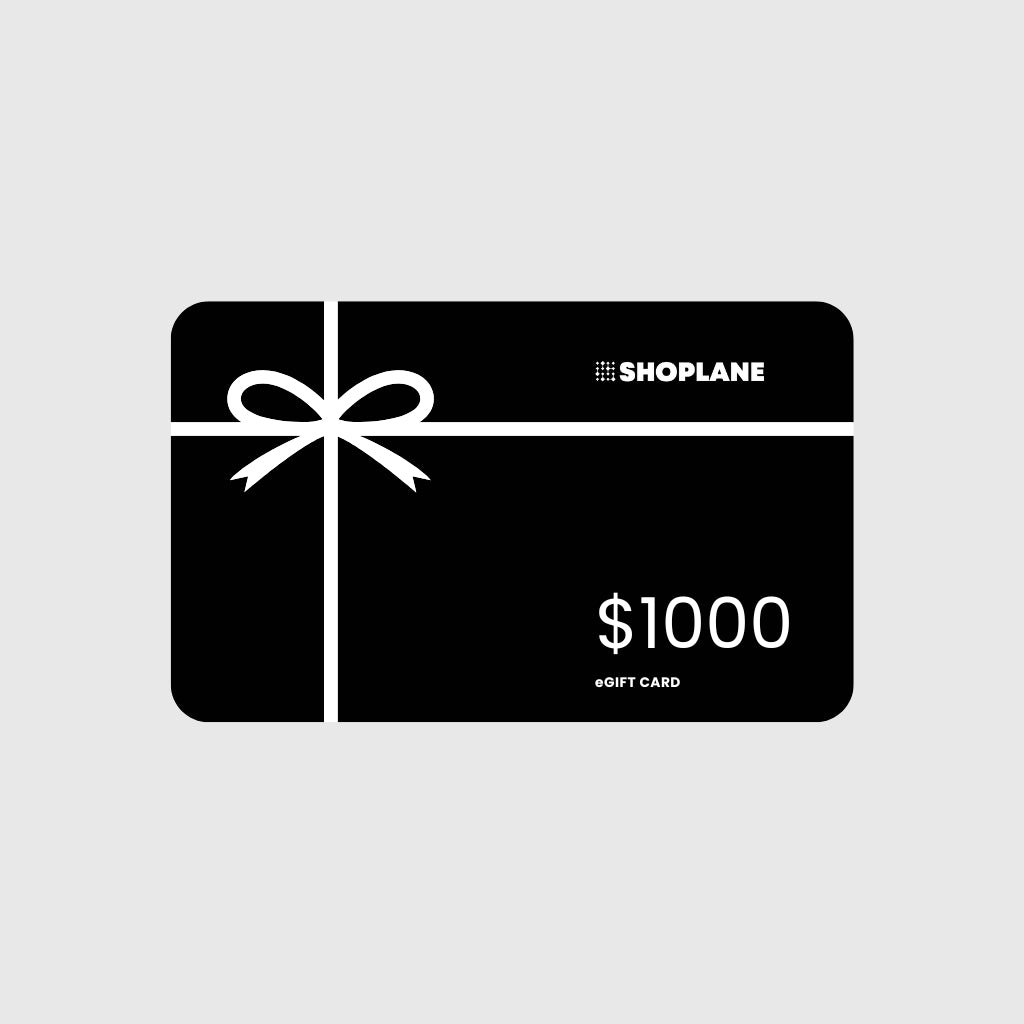 Shoplane Gift Card – Best Shopify Store Gift for Entrepreneurs - $1000.00