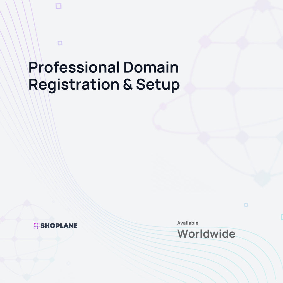 Professional Domain Registration & Setup - Digital Service