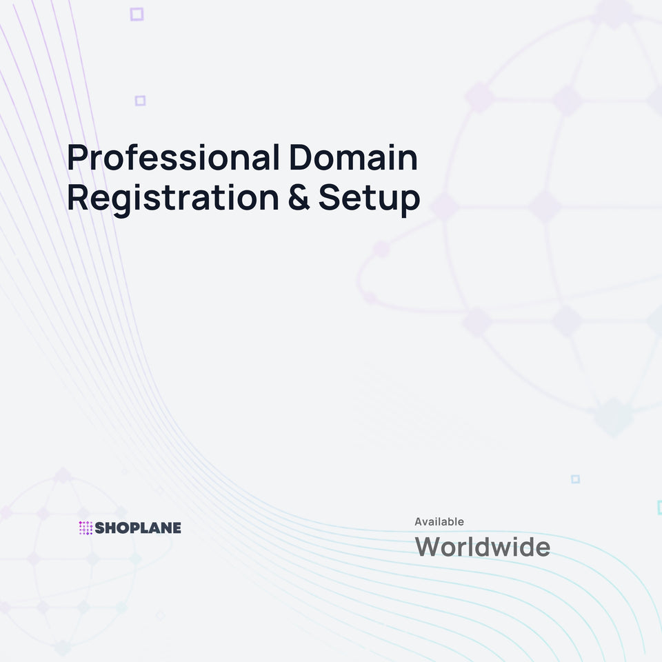 Professional Domain Registration & Setup - Digital Service