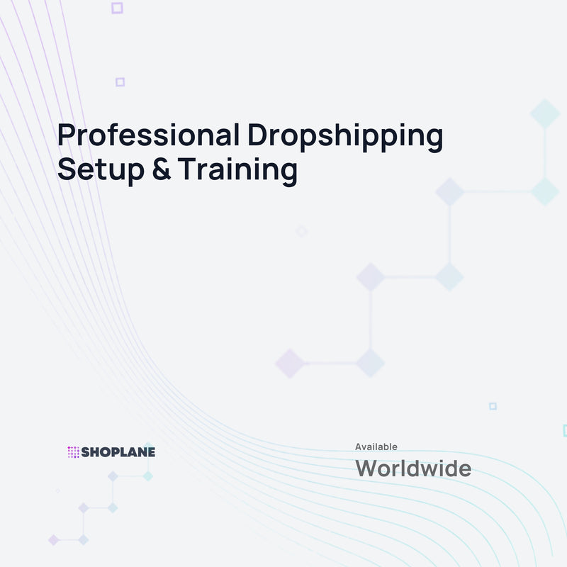 Shopify Dropshipping Setup &amp; Training