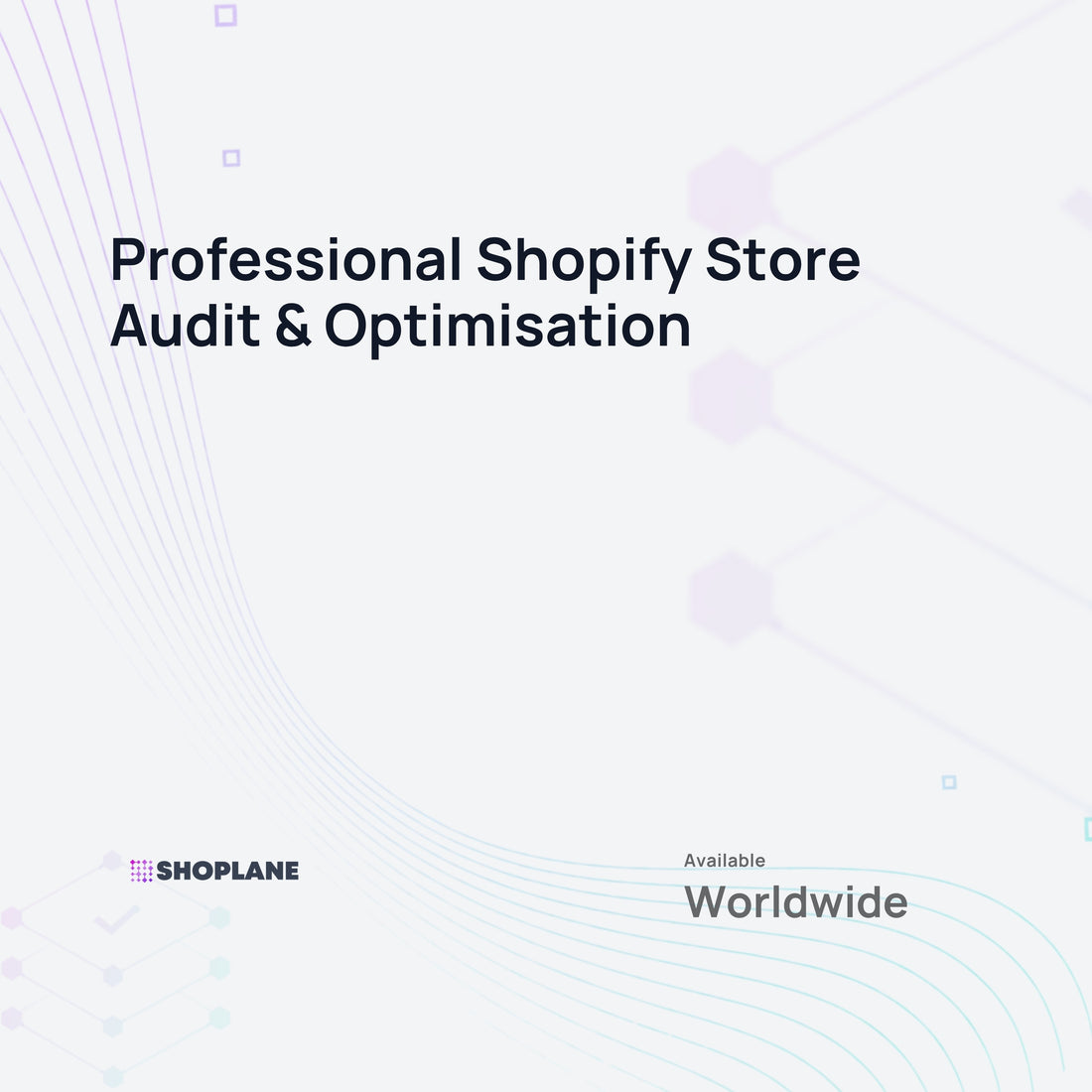 Professional Shopify Store Audit & Optimisation - Digital Service -