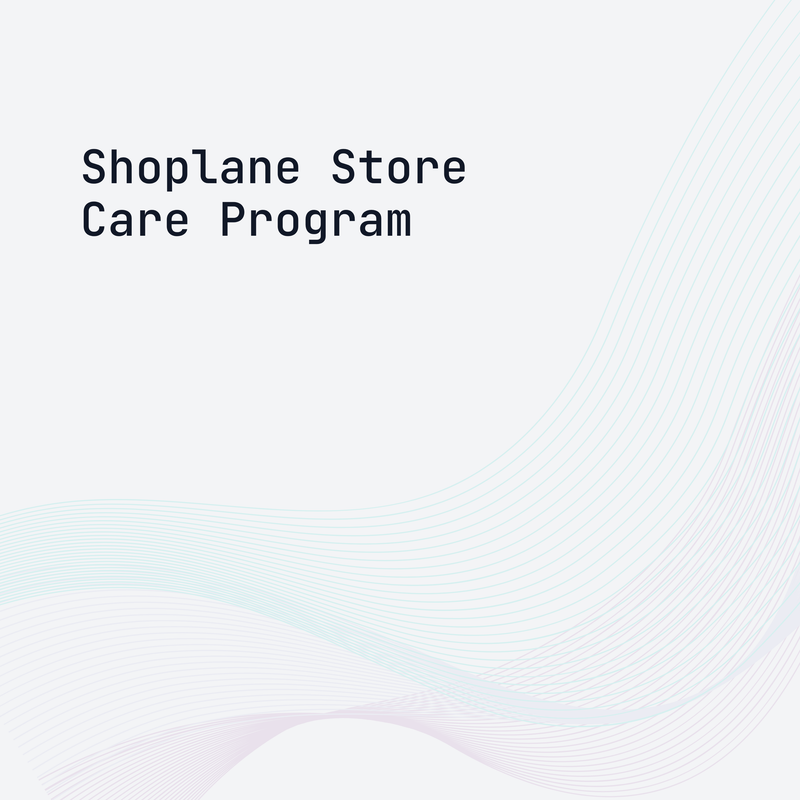Shoplane Store Care Program - Digital Service